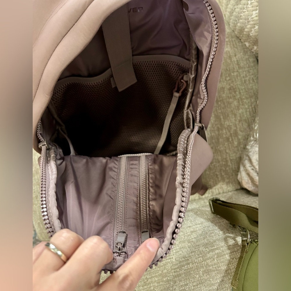 Dagne Dover Dakota Backpack in Mauve Pink - Picture 3 of 6
